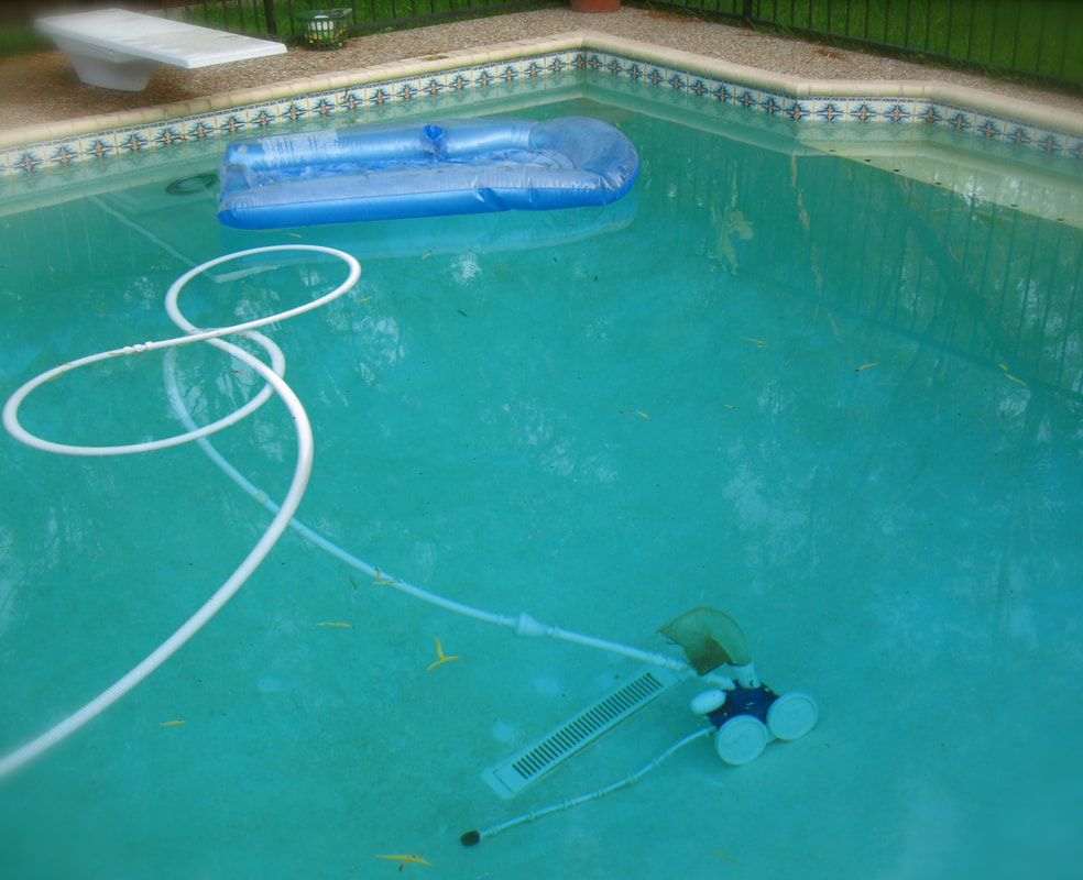 This is an image of swimming pool draining services